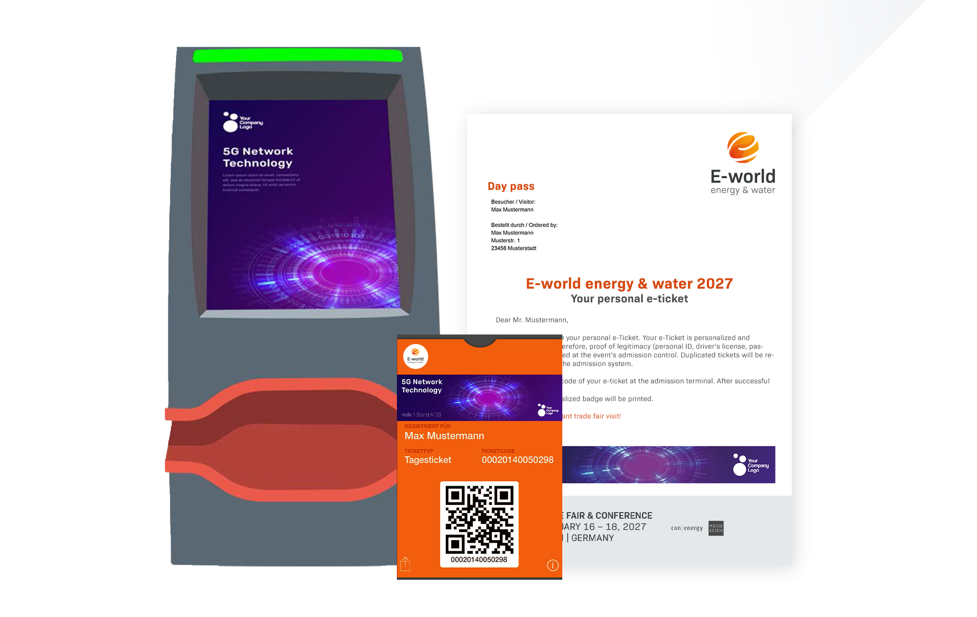 E-world Visitor Journey Branding